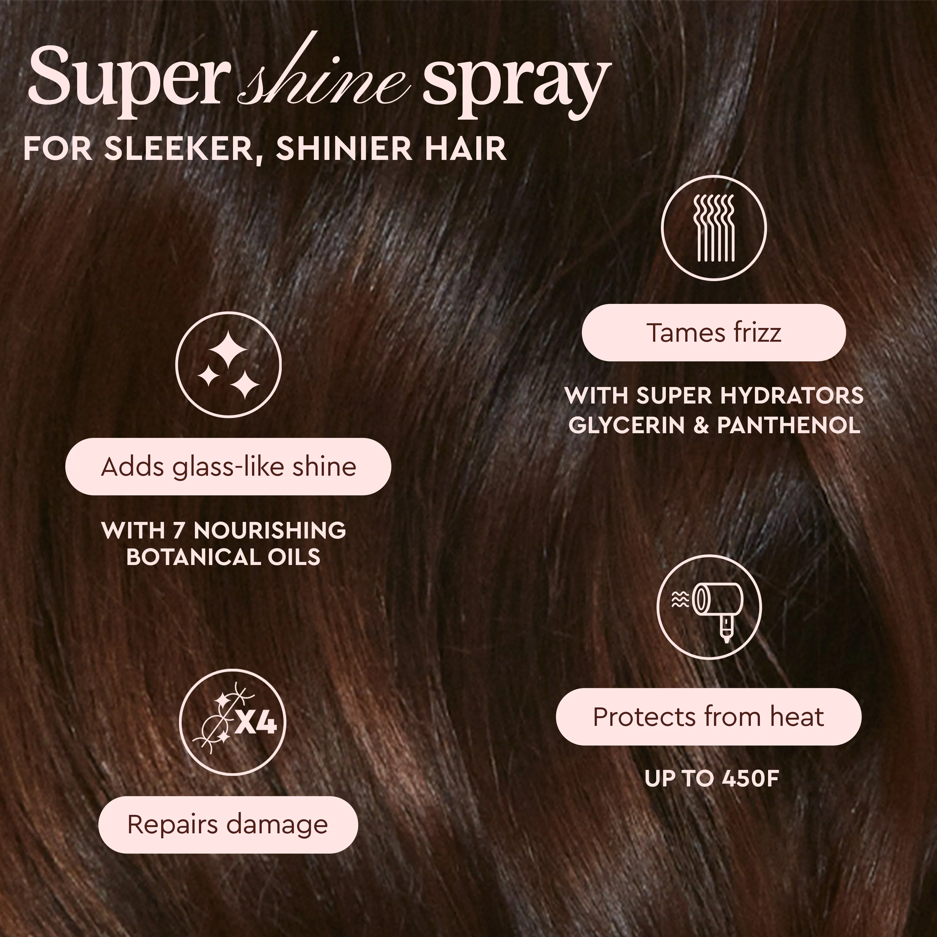 Mirror Glaze Super Sleek Shine Spray 190ml - Image 4